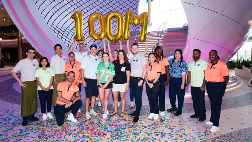 Royal Caribbean alcanza cifra de 100 millones de pasajeros en sus cruceros 